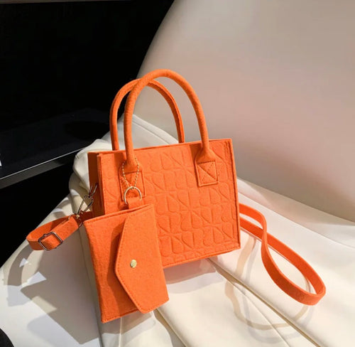 Lot de 5 Sacs à Main — Mini Tote Bag Premium (5 Couleurs)