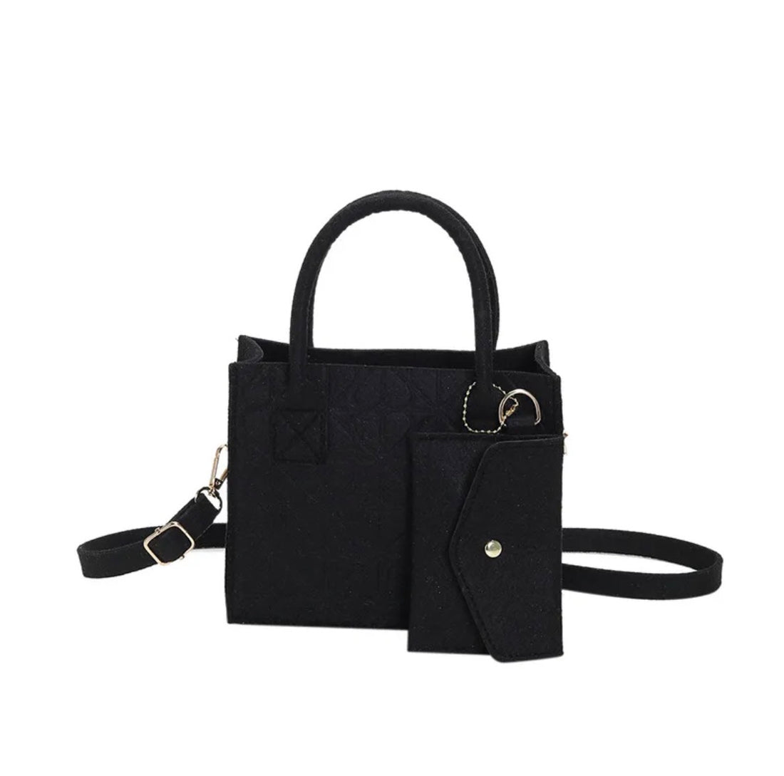Lot de 5 Sacs à Main — Mini Tote Bag Premium (5 Couleurs)