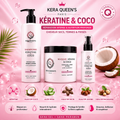 Kera Queen's Paris — Soin Kératine & Coco (Shampoing + Masque + Sérum)