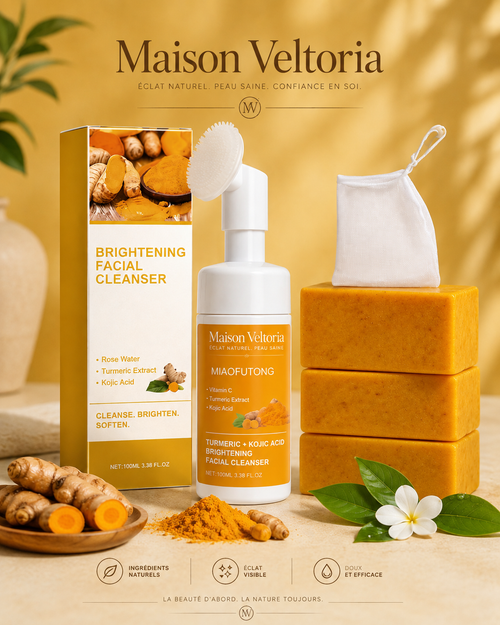 Curcuma Éclat — Savon purifiant au curcuma & acide kojique