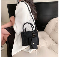 Lot de 5 Sacs à Main — Mini Tote Bag Premium (5 Couleurs)