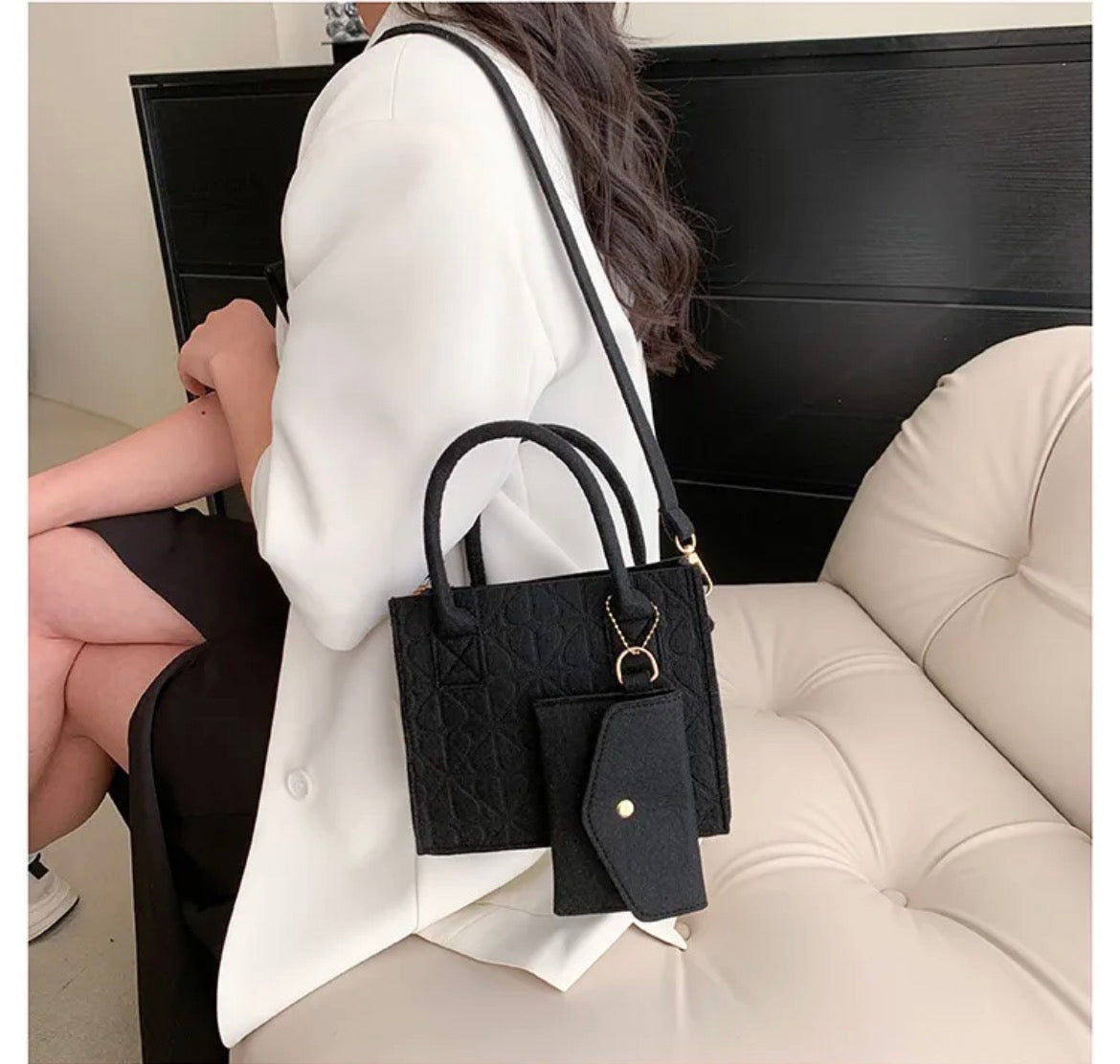 Lot de 5 Sacs à Main — Mini Tote Bag Premium (5 Couleurs)